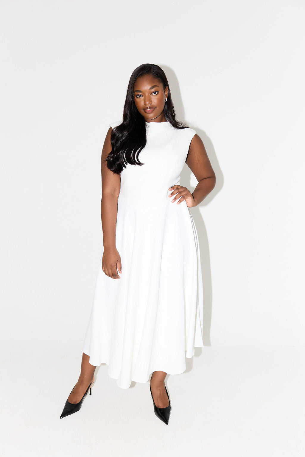 The Ultimate Muse Sleeveless High Waist Midi Dress