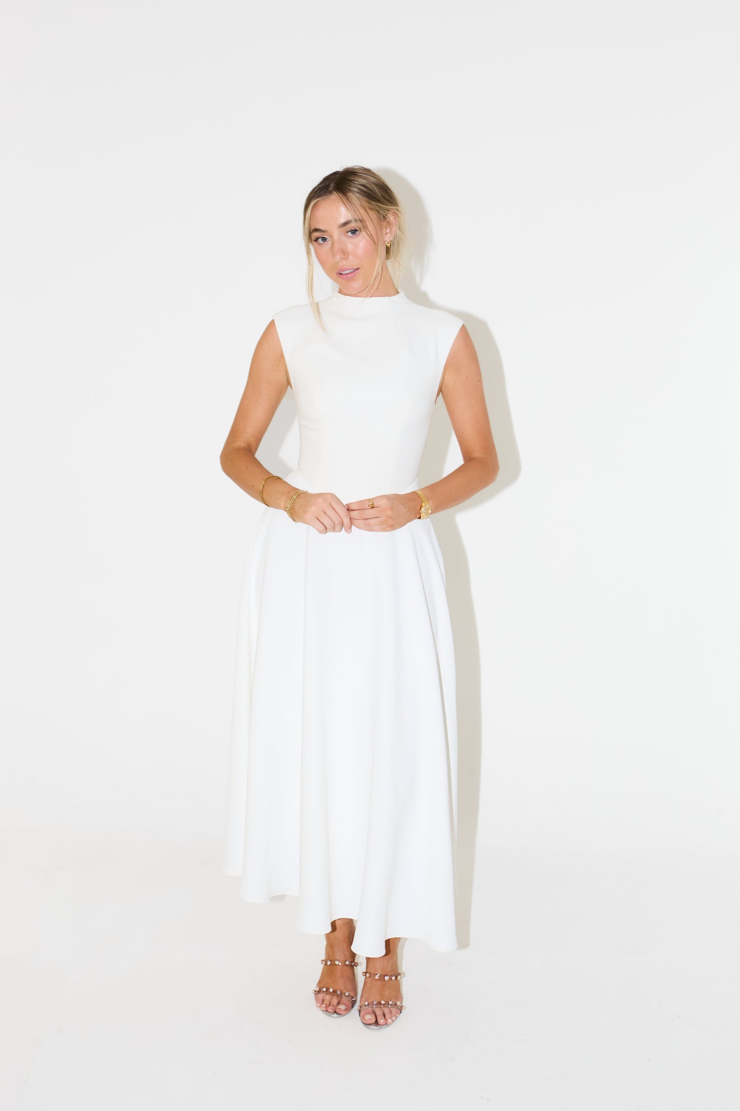 The Ultimate Muse Sleeveless High Waist Midi Dress