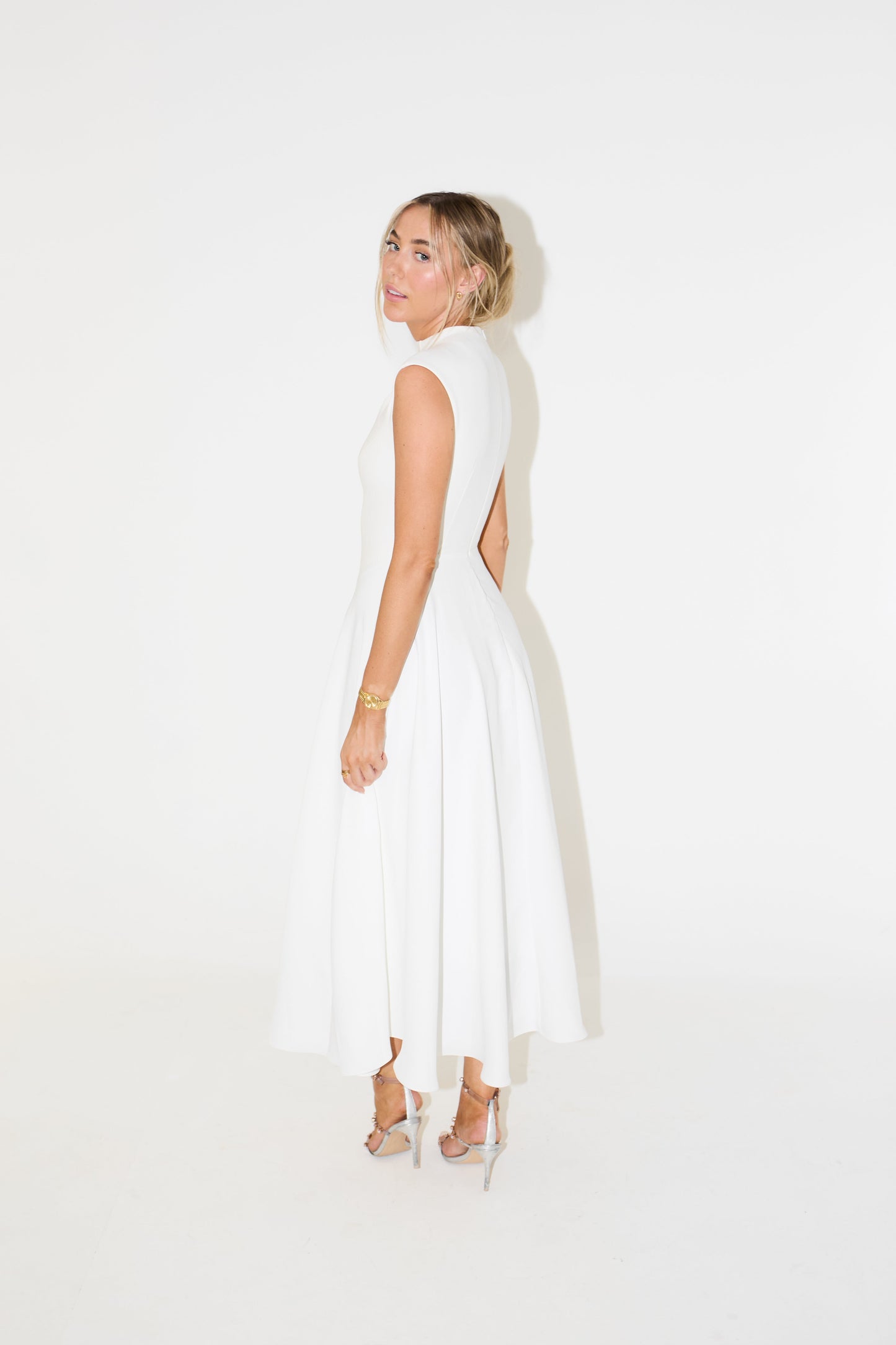 The Ultimate Muse Sleeveless High Waist Midi Dress